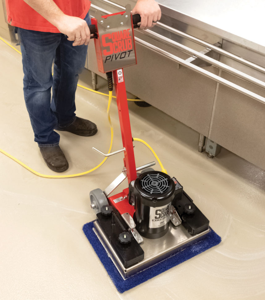 Tile Scrubber & Grout Cleaning Machines - Square Scrub