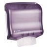 San Jamar Ultrafold Paper Towel Dispenser / C-Fold or Multi-Fold / Black Translucent / Each
