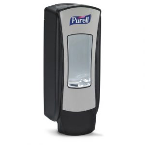 Purell ADX-12 Sanitizer Dispenser / Manual / Black-Chrome / Each